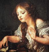 Young Girl Weeping for her Dead Bird, Jean Baptiste Greuze